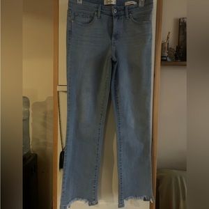 Jessica Simpson jeans arrow straight raw hems